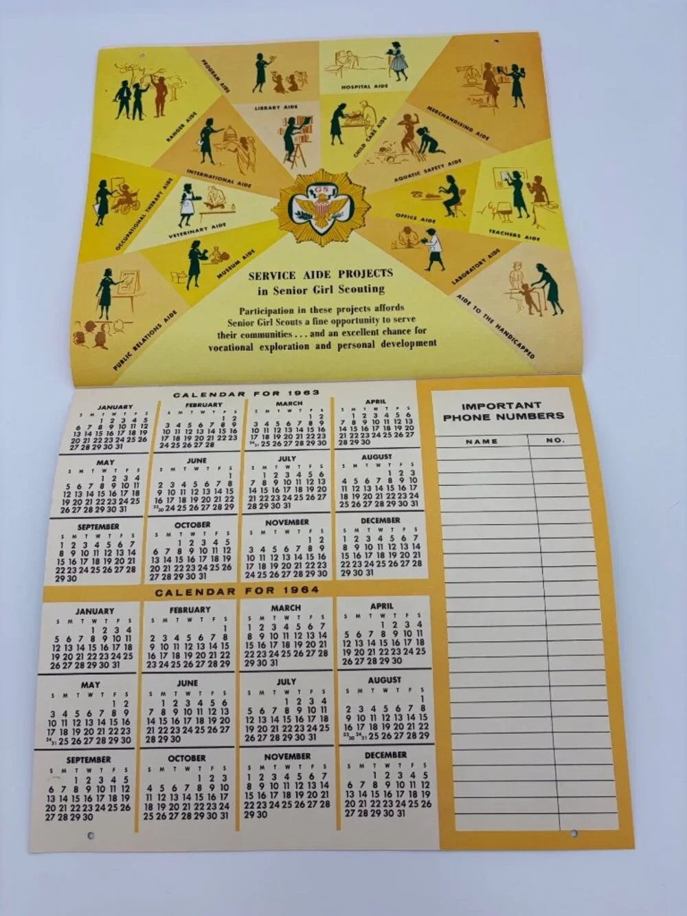 Girl Scouts USA vintage 1963